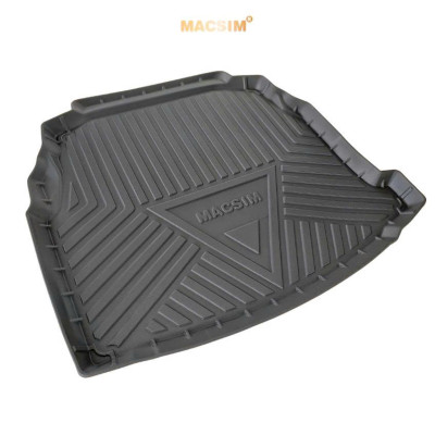 Thảm lót cốp xe ô tô (qd) Mercedes E W213 (E300,E400) 2015+  nhãn hiệu Macsim chất liệu TPV cao cấp màu đen