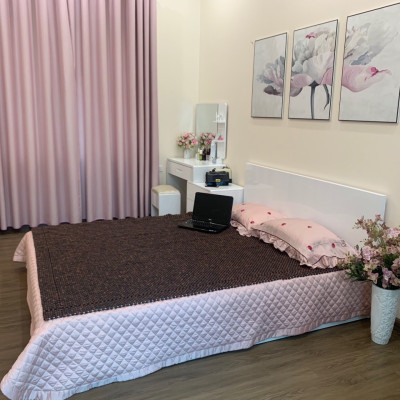 Chiếu Hạt Gỗ Trắc Mộc - Kích thước 1,8mx2m hạt 1.8cm ( video,hình thật )