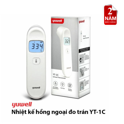 Nhiệt kế điện tử hồng ngoại không tiếp xúc Yuwell YT-1C - [Nhập khẩu chính hãng - Bảo hành 24 tháng]