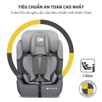 Ghế ngồi ô tô Kinderkraft Comfort up isize cho bé từ 15 tháng đến 12 tuổi - Hàng chính hãng