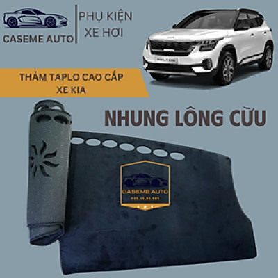 [KIA] Thảm Taplo 3 Lớp Dành Cho Các Xe Hãng KIA, Nhung Lông Cừu Cao Cấp - Hàng Chính Hãng