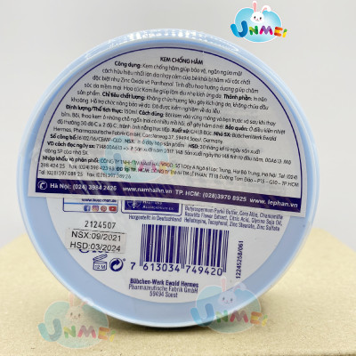 Kem chống hăm Bubchen 150ml