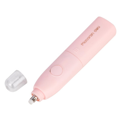 Tẩy điện kèm quạt Deli - chất liệu PVC không độc hại - 10 lõi tẩy 5mm - Hồng/Xanh dương - 1 chiếc - EH02701