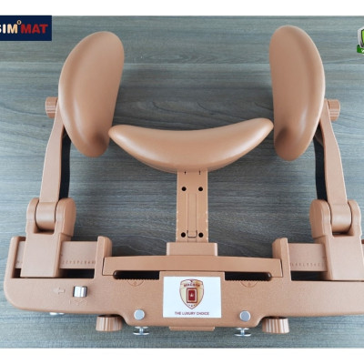Gối tựa đầu ô tô cao cấp nhãn hiệu Macsim mã CHP02B màu nâu