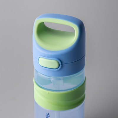 Bình Uống Nước Tommee Tippee On The Go Straw 500ml – Cho Bé Từ 18 Tháng, Xanh Dương