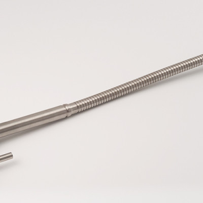 Vòi rửa chén lạnh âm tường Inox SUS 304, cần lò xo Eurolife EL-RC10 (Trắng vàng)