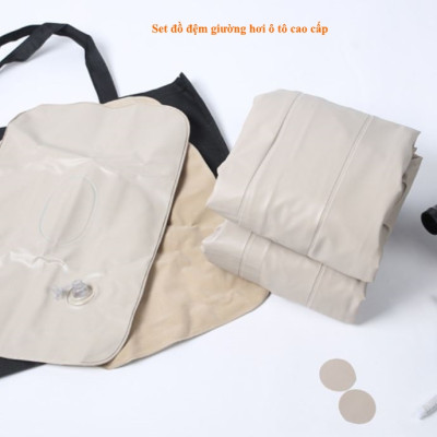 Nệm Hơi Xe Ô Tô Cao Cấp Chất Liệu Vải Nhung PEAFLO Kích Thước 140 x 90 x 50 cm Tặng Kèm Bơm Điện 