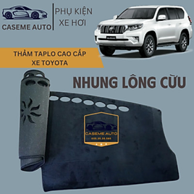 [TOYOTA] Thảm Taplo 3 Lớp Dành Cho Các Xe Hãng TOYOTA, Nhung Lông Cừu Cao Cấp - Hàng Chính Hãng