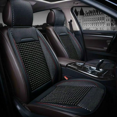 TỰA LƯNG LÓT GHẾ Ô TÔ, XE HƠI HẠT GỖ CHỐNG NÓNG, TRƯỢT VÀ MASSAGE CAO CẤP.