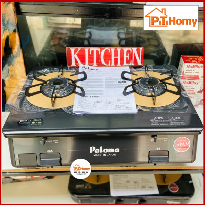 Bếp gas dương cao cấp để bàn Paloma PA-J61PE, sản xuất và nhập khẩu nguyên chiếc từ Nhật Bản, mẫu mới nhất của hãng [Hàng chính hãng][Hàng nhập khẩu]
