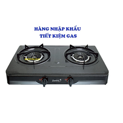 BẾP GAS ĐÔI ZENNE KLS 206 - NHẬP KHẨU MALAYSIA – MẶT BẾP PHỦ MEN - NGỌN LỬA MẠNH VÀ HỘI TỤ - TIẾT KIỆM GAS