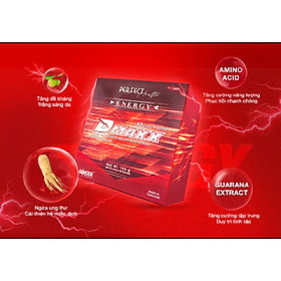 DMAXX thức uống bổ sung vitamin năng lượng không đường DAMODE 13 gói dùng thử màu đỏ