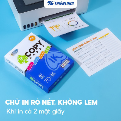 Combo 10 Ream Giấy Flexoffice A4 70 gsm - IK COPY PP-02 (500 TỜ/REAM) Tiện lợi hơn