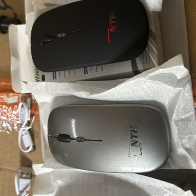 Chuột bluetooth và Wireless NTH02 trắng-hàng chính hãng 