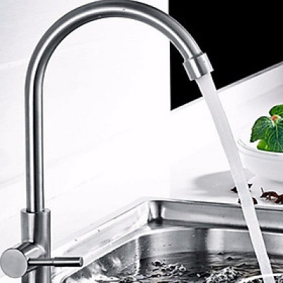 Vòi nước bằng thép không gỉ thiết kế hiện đại dành cho bồn rửa chén 206806