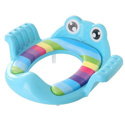 Bệt Lót Bồn Cầu Có Tay Vịn Cho Bé Ngồi Vệ Sinh MINIIN - Hoạ Tiết Ngộ Nghĩnh - Hàng Loại 1( Giao màu ngẫu nhiên )