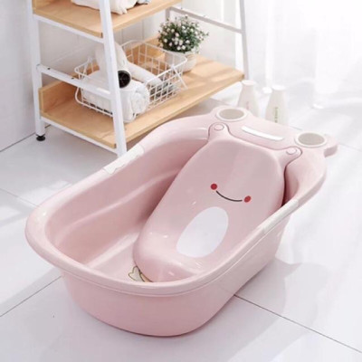 CHẬU TẮM KÈM VÕNG TẮM CHO BÉ HÌNH CON ẾCH CUTR BABY XINH XINH PHONG CÁCH HÀN QUỐC NHẬT BẢN ( TẶNG GÁO MÚC GỘI XỊN - XEM KỸ MÔ TẢ ))