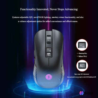 Chuột Không Dây Pin sạc M601 Cổng sạc TypeC chống ồn , chống mỏi cổ tay cho máy tính laptop hàng nhập khẩu