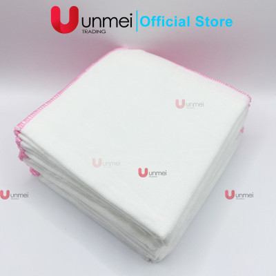 Khăn Sữa Unmei Xuất Nhật Sợi Mịn, Dày 4 Lớp Dành Cho Bé Từ Sơ Sinh (Kích Thước 25x28cm) - Khăn Xô Loại Chất Lượng, Giao Mẫu Ngẫu Nhiên