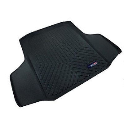 Thảm lót cốp xe ô tô Honda Accord 2018-đến nay nhãn hiệu Macsim chất liệu TPV cao cấp màu đen(295)