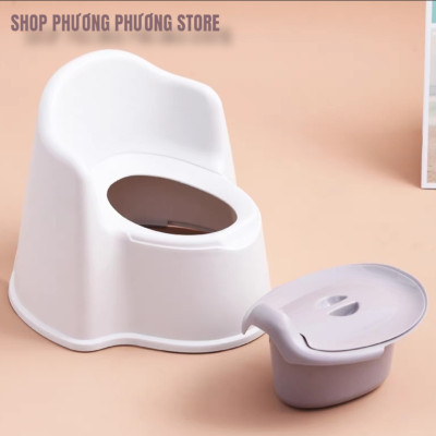 Ghế Bô Cho Bé Đi Vệ Sinh Có Tựa Lưng,Chân Đế Chống Trượt,Có Ngăn Chứa Dễ Tháo Lắp Cọ Rửa ( Ghế Bô Hàng Cao Cấp Chống Gù Lưng ) MSPVN-5640