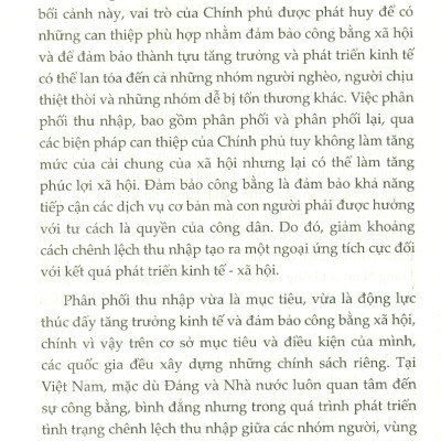 Chính Sách Phân Phối Thu Nhập Của Thái Lan Và Hàm Ý Cho Việt Nam (Sách chuyên khảo)