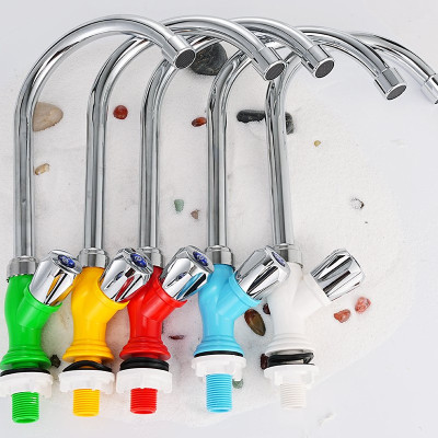 Vòi rửa chén lạnh nhựa PVC mạ chrome Eurolife EL-VCN0406 (Nhiều màu)