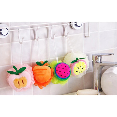 Bộ 3 Bông Tắm Hình Trái Cây Hàn Quốc Xinh Xắn - PaKaSa ( Giao mẫu ngẫu nhiên)