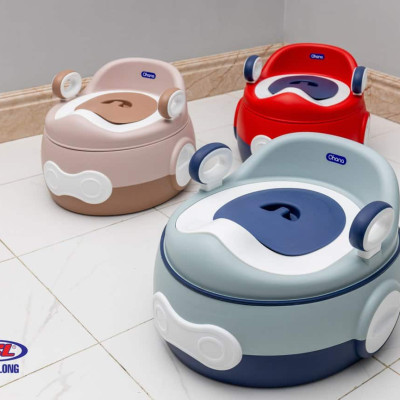 BÔ VỆ SINH CHO BÉ CÓ TAY VỊN 2 IN 1 CAO CẤP, ĐA NĂNG ,NGĂN CHỨA THÁO LẮP VỆ SINH DỄ DÀNG PHONG CÁCH HÀN QUỐC