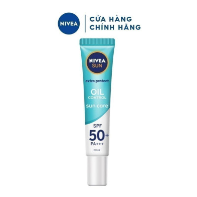Tinh Chất Chống Nắng NIVEA Dưỡng Trắng & Kiểm Soát Dầu SPF50+ PA+++ (30ml) - 86060