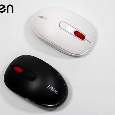 Chuột không dây Fuhlen M01s Pin trâu, siêu nhạy, bảo hành Ninza 24 tháng, tặng kèm pin- Hàng chính hãng