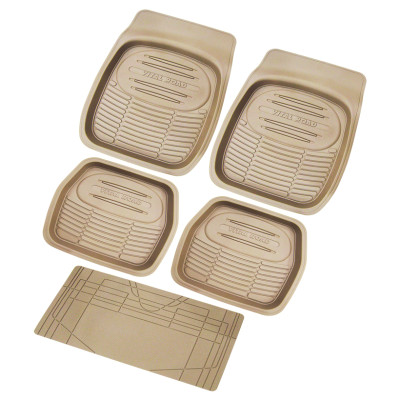 Bộ Thảm Lót Sàn Ô Tô PACKY PODA 5455 Màu Kem 4 Chỗ