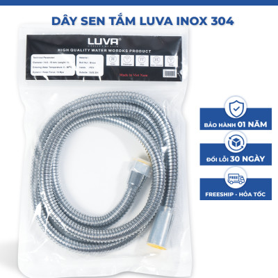 Combo vòi sen tăng áp LUVA VS4 kèm dây sen LUVA dài 1.5m