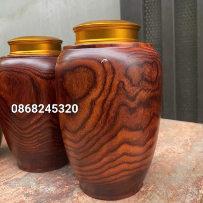 Hộp đựng trà ( chè ) bằng gỗ trắc kt cao 20×11cm