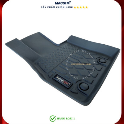 Thảm lót sàn xe ô tô Mazda 2 2016- nay Nhãn hiệu Macsim chất liệu nhựa TPE cao cấp màu đen
