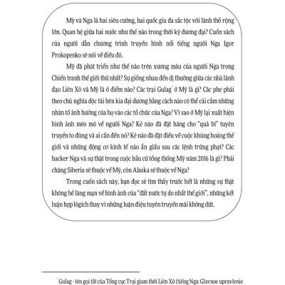 Đối Đầu Nga-Mỹ - "Cuộc Chiến Tranh Lạnh Mới"?