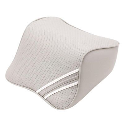 Gối Tựa Đầu Cao Su Non Bọc Da CIND QF002 Màu Xám