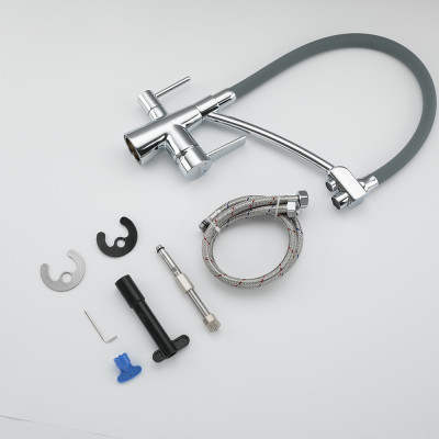 VÒI BẾP CAO CẤP 3 ĐƯỜNG NƯỚC TÍCH HỢP RO NHẬP KHẨU NGA GAPPO G4398-17 - HÀNG CHÍNH HÃNG