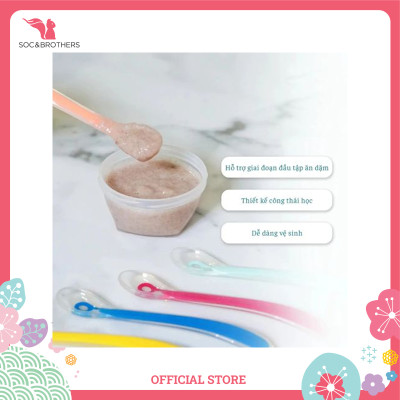 Thìa ăn dặm cho bé bằng Silicon Babymoov (1 chiếc/ hộp)