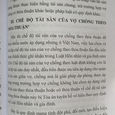 Chế độ hôn nhân và chế độ tài sản của vợ chồng theo pháp luật hôn nhân và gia đình (tái bản lần thứ nhất)