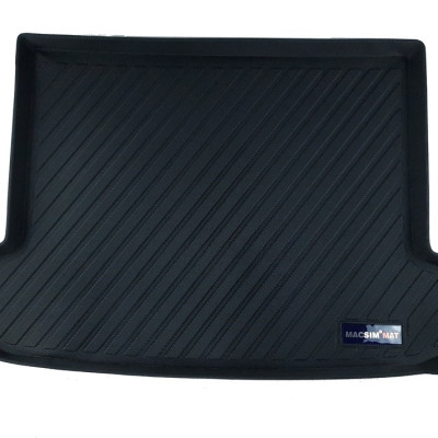 Thảm lót cốp xe ô tô HYUNDAI TUCSON 2015+ nhãn hiệu Macsim chất liệu TPV cao cấp màu đen, (093)