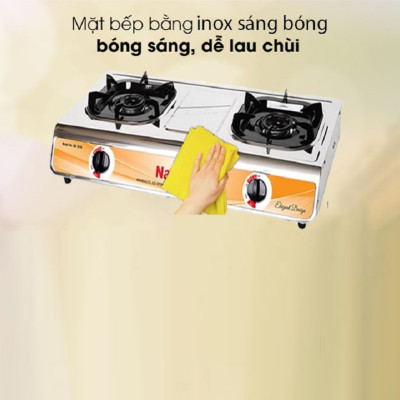 Bếp gas dương đôi Namilux NA-701ASM - Hàng chính hãng