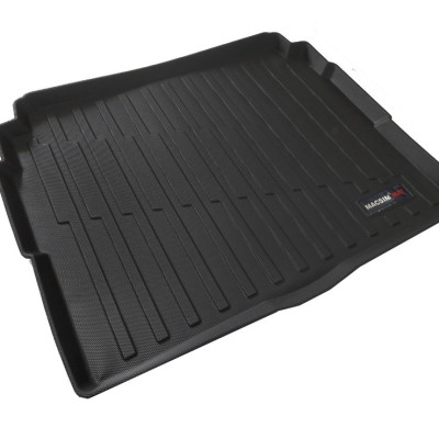 Thảm lót cốp xe ô tô Peugeot 3008 2017- nay nhãn hiệu Macsim chất liệu TPV cao cấp 348 màu đen