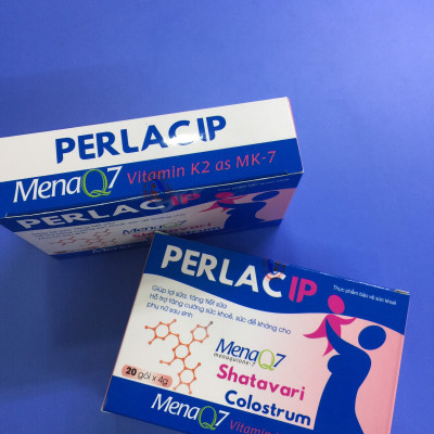 Cốm Lợi Sữa PERLAC IP - Giúp tăng tiết sữa mẹ, thông tắc sữa rất hiệu quả và bổ sung vitamin K2 từ MenaQ7