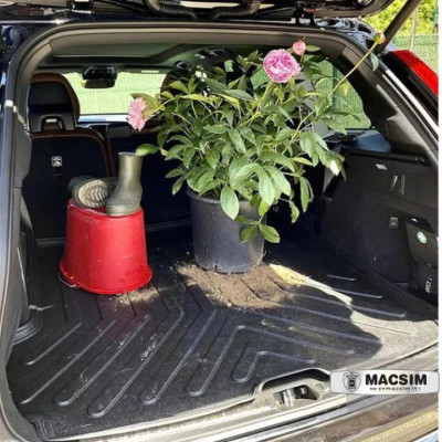 Thảm lót cốp ô tô nhựa TPU Honda Jazz/Honda Fit first generation 2001-2008 Nhãn hiệu Macsim