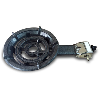 Combo Bếp Gas Công Nghiệp Chuyên Dụng Hầm Chiên Kho OWANI WN-260C Sơn Tĩnh Điện Loại To 5 Chân Kèm Van Dây - Hàng Chính Hãng