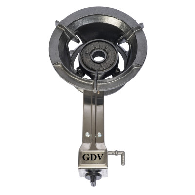 Combo 2 Bếp Gas Khè Công Nghiệp Sơn Tĩnh Điện GDV Kèm Van Dây T Chia Dùng Chung 1 Bình Gas - Hàng Chính Hãng