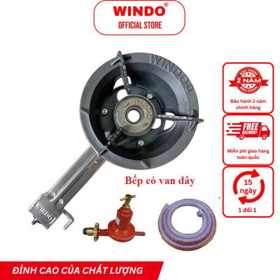 Bếp Gas Công Nghiệp Khè WINDO - 5A2 TW | Bếp gas khè lửa lớn ổ cụm cao cấp nhập khẩu- Hàng Chính Hãng