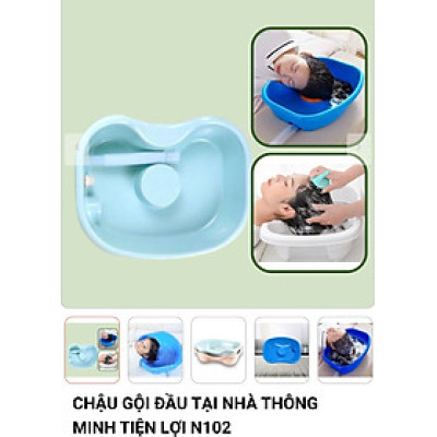 Chậu Gội Đầu Tại Giường, Tại Nhà, Thau Gội Đầu Chất Liệu Nhựa Cao Câp Siêu Bền
