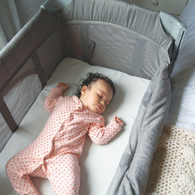 Giường Cũi Trẻ Em Joie Kubbie Sleep Foggy Gray